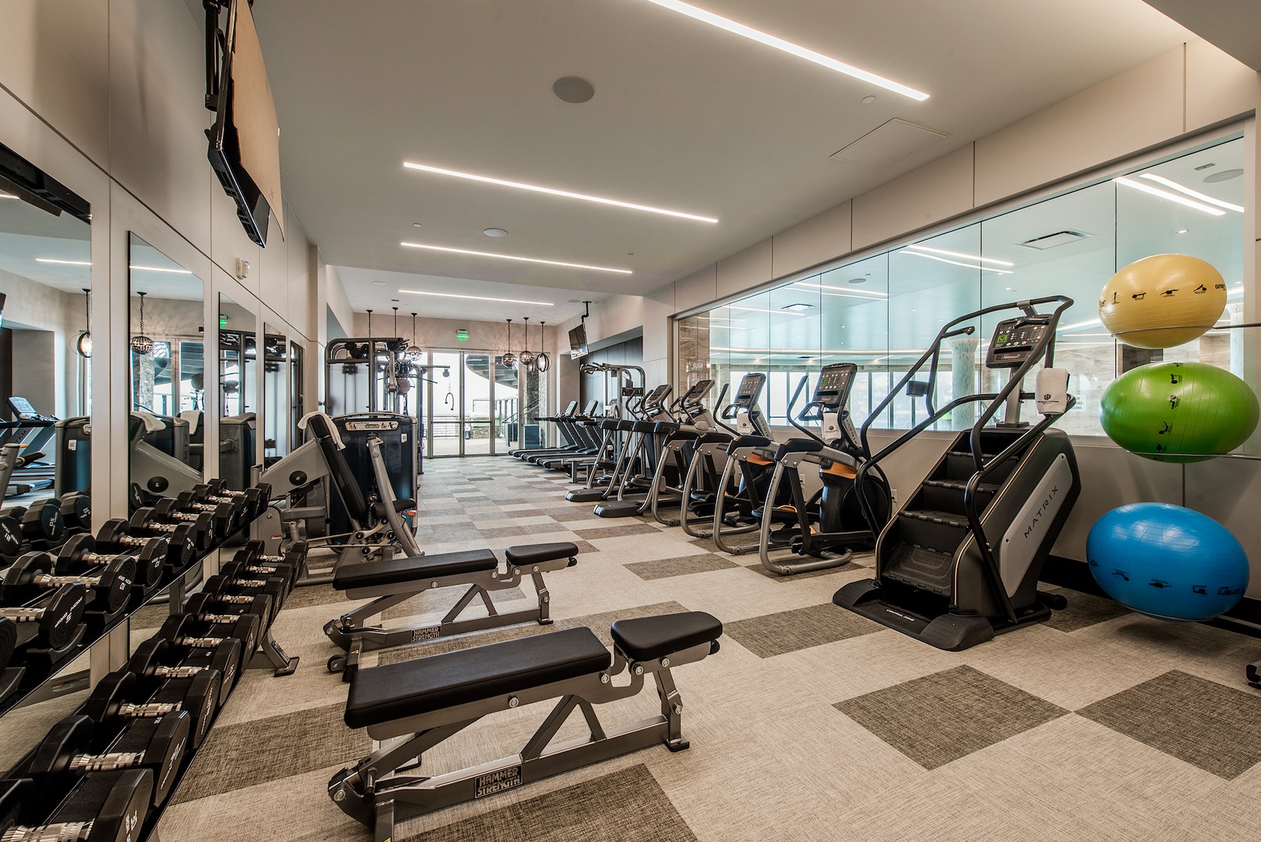 Private gym and fitness center at Stein Eriksen Residences Deer Valley rentals