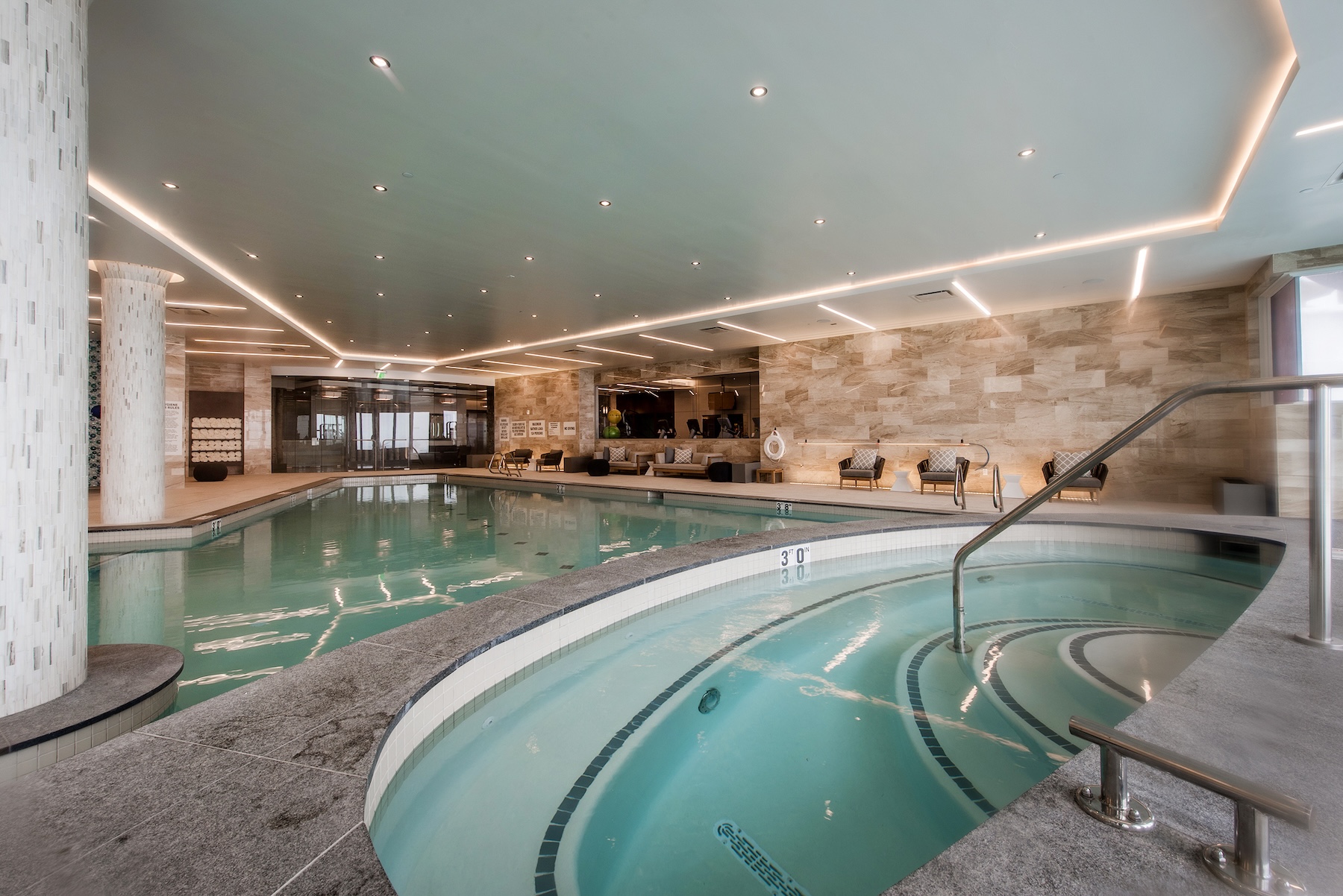 Luxury Park City rentals with large indoor pool overlooking Deer Valley resort