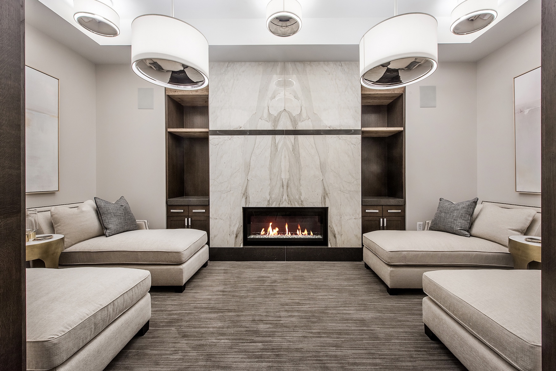 Luxurious Deer Valley spa lounge at Stein Eriksen Residences Park City, Utah